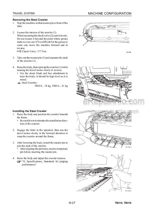 takeuchi tb 014 & tb016 mini digger workshop manual|takeuchi tb015 change.